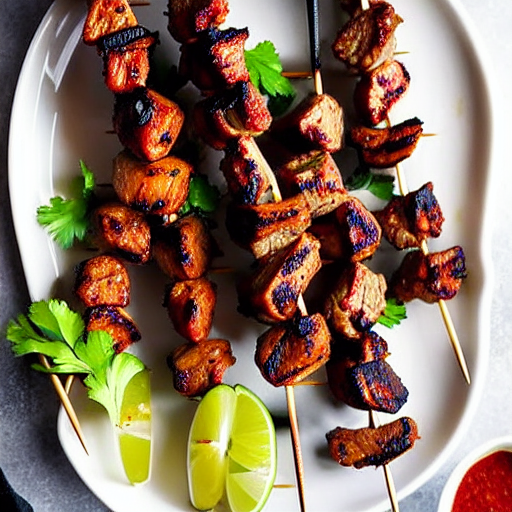 Keto Moroccan Lamb Skewers