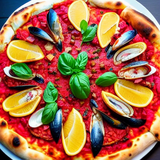 Pizza aux Fruits de Mer