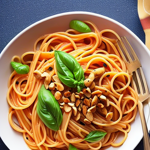Pasta with Peanut Sauce