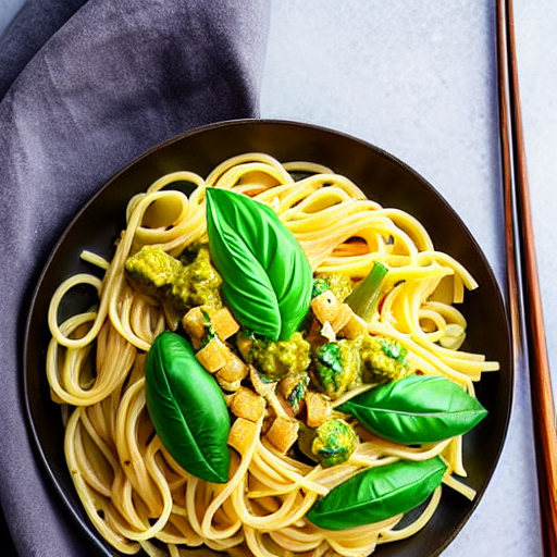 Pasta with Green Curry