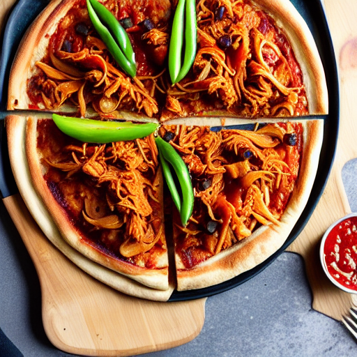 BBQ Jackfruit Pizza