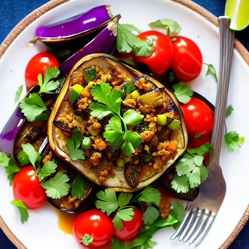 Moroccan Eggplant Salad