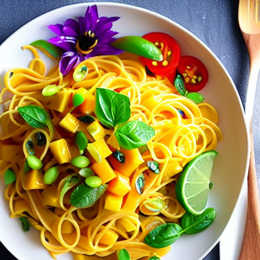 Mango Salad Pasta