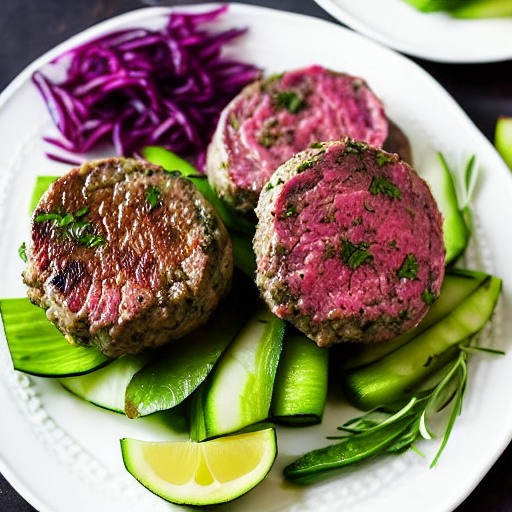 Herbed Lamb Burger