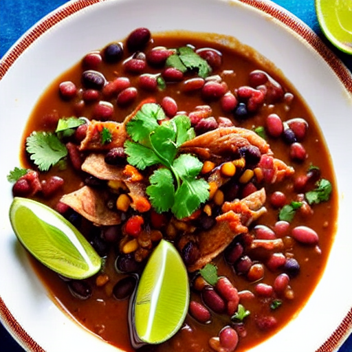 Tacos de Frijoles con Puerco