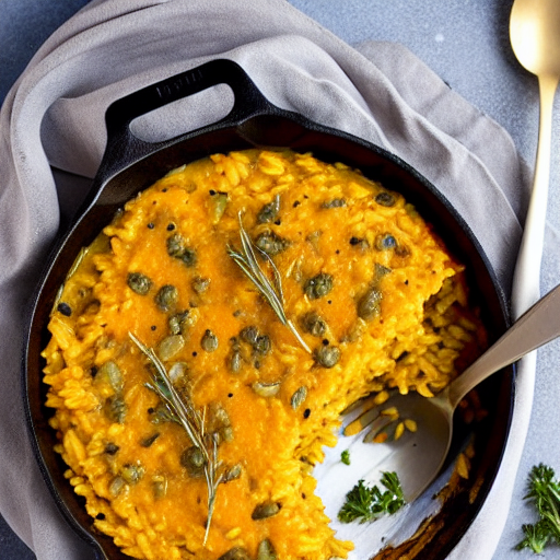 Baked Pumpkin Risotto