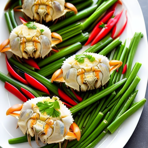 Steamed Crab with Garlic