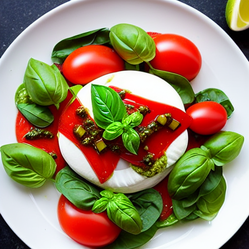 Caprese Salad with Pesto