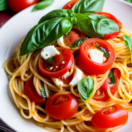 Spaghetti alla Caprese