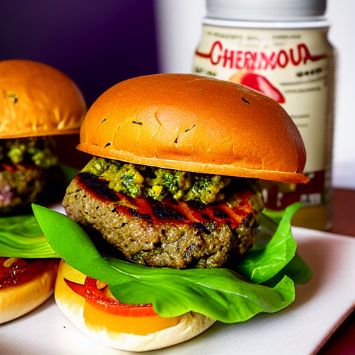 Chermoula Beef Burger
