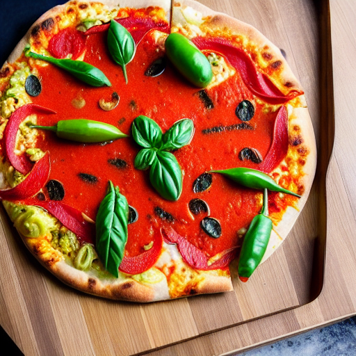 Keto Tom Yum Pizza