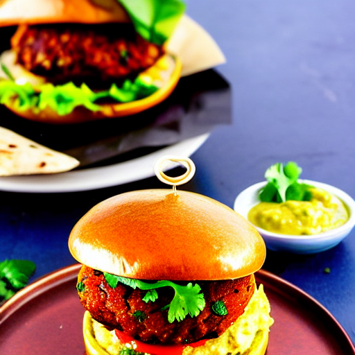Masala Vada Burger