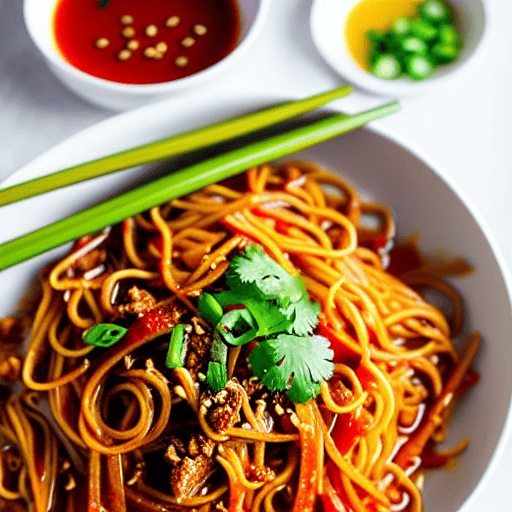 Sichuan Spicy Egg Noodles