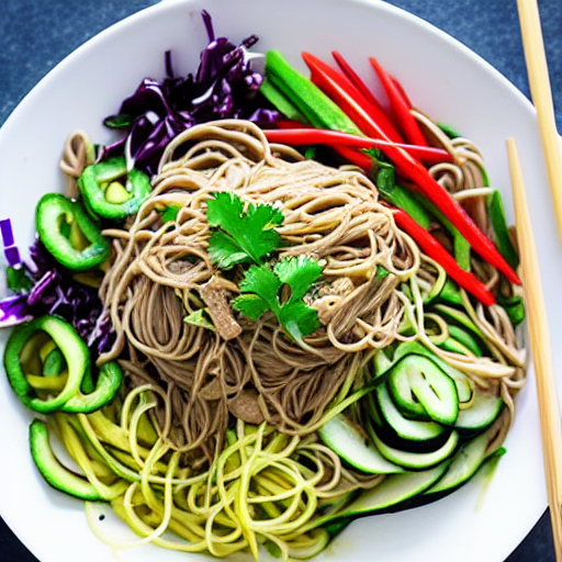Soba Noodle Salad (Zucchini)
