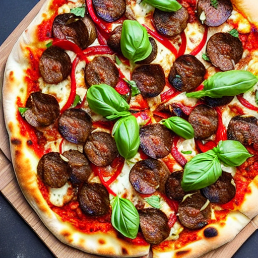 Halal Lamb Pizza