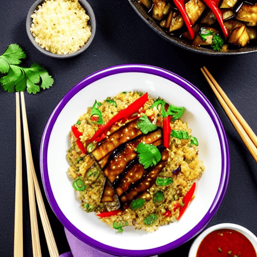 Szechuan Eggplant Rice
