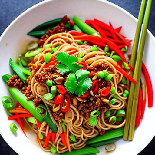 Mala Noodle Salad