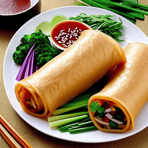 Savory Rice Noodle Roll