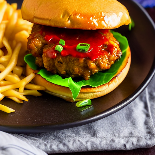 Gobi Manchurian Burger