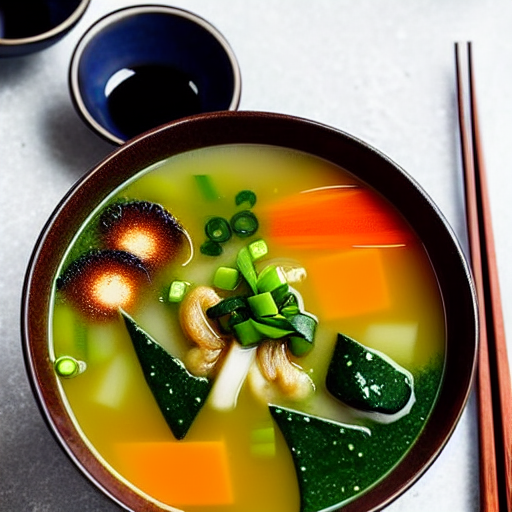Miso Soup with Seaweed