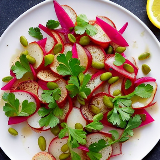 Baked Radish Salad