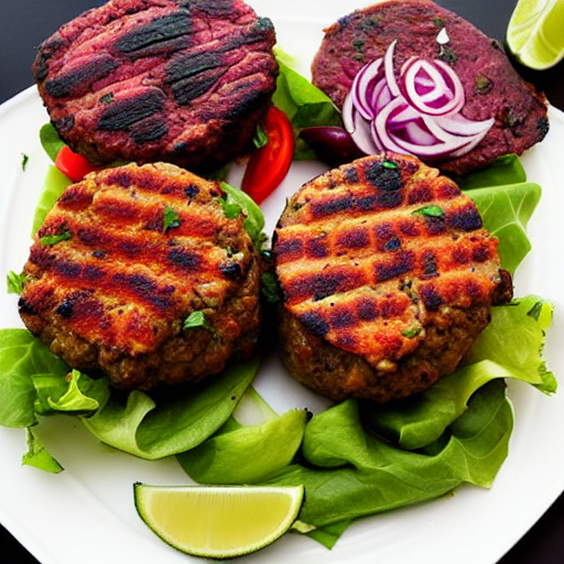 Spicy Lamb Burgers