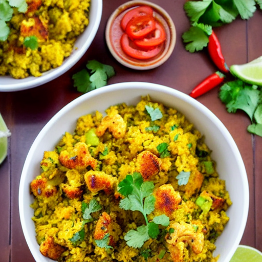Keto Tandoori Cauliflower Rice