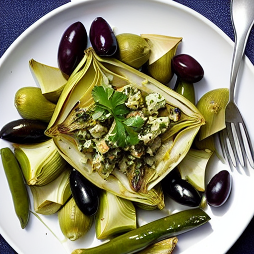 Artichoke and Olive Salad