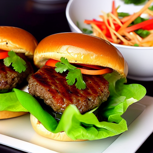 Peking Duck Burger