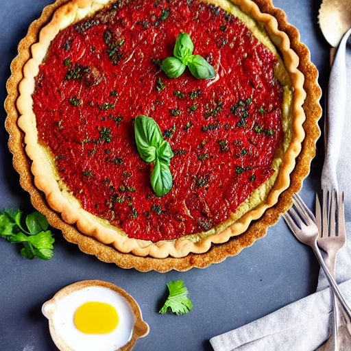 Moroccan Lamb Tart