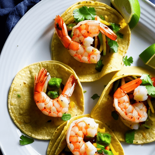 Garlic Shrimp Tacos