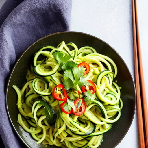 Green Curry Zucchini Noodles