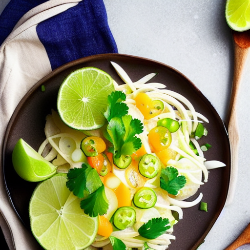 Jicama con Limón