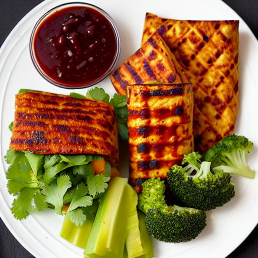 BBQ Tempeh Wraps