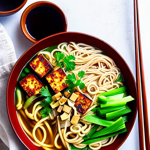 Vegan Tofu Tsukemen