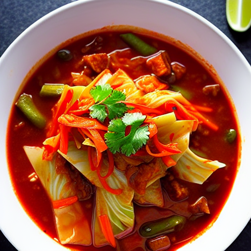 Cabbage Kimchi Stew