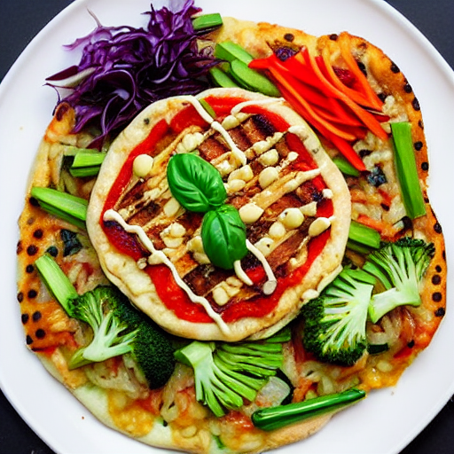 Okonomiyaki Style Pizza