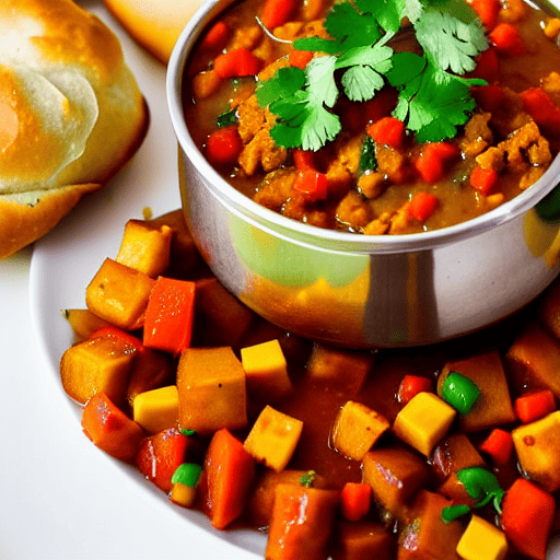 Pav Bhaji with Butter