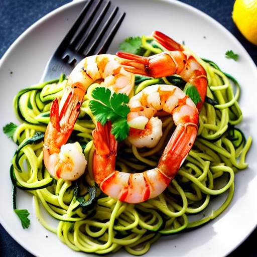 Tallarines con Gambas