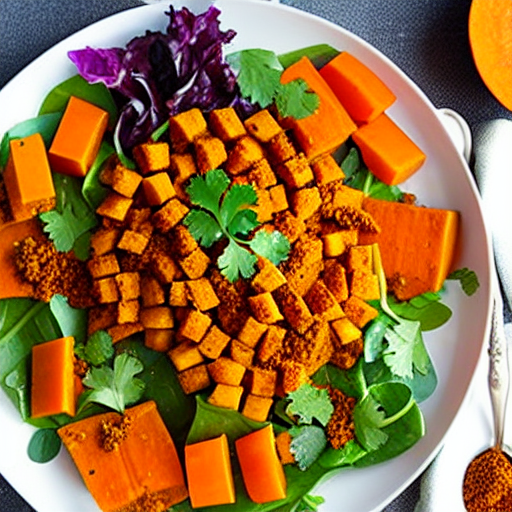 Spiced Pumpkin Salad