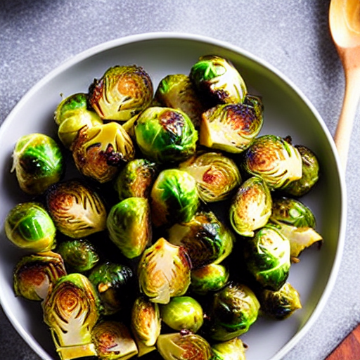 Honey Mustard Roasted Brussels Sprouts