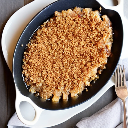 Cinnamon Pear Crisp