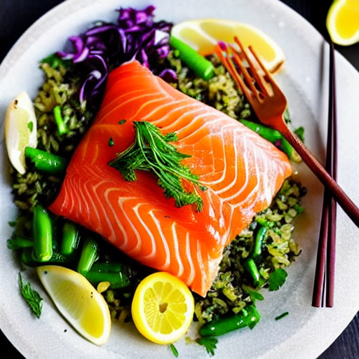 Smoked Salmon Rice