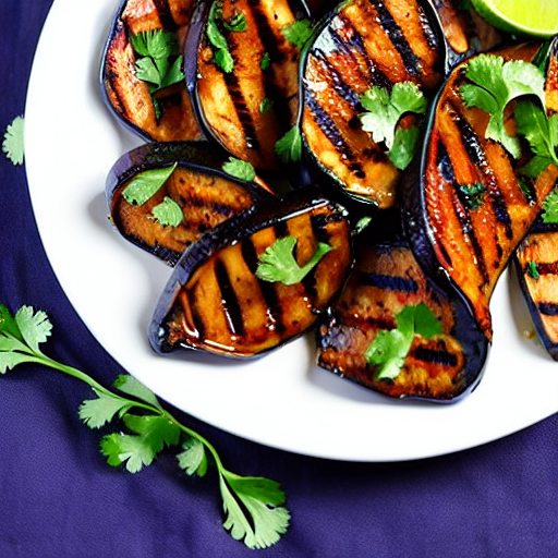 Spicy Grilled Eggplant