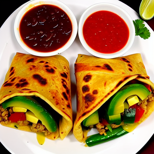 Chimichangas Vegetarianas