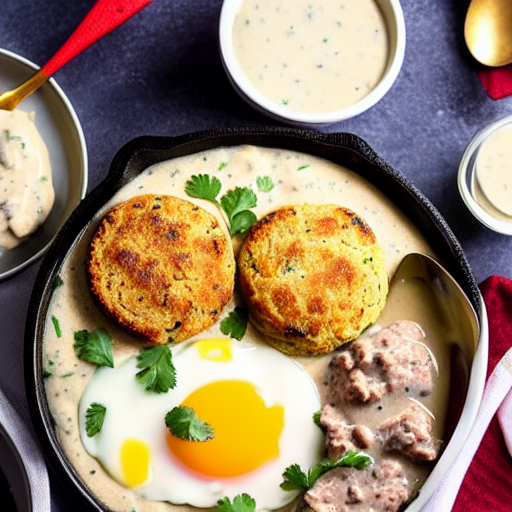 Keto Biscuits and Gravy