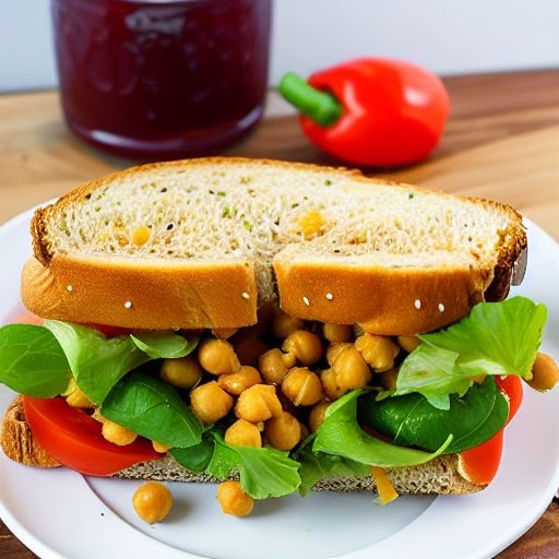 Smashed Chickpea Sandwich