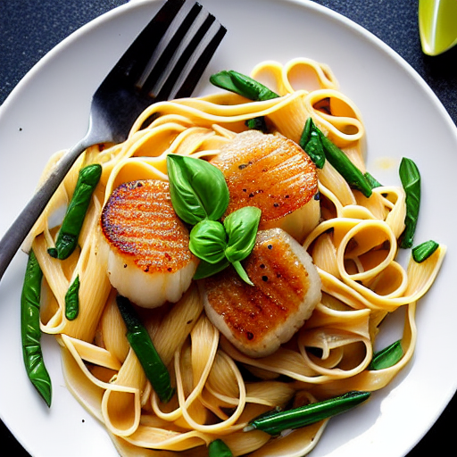 Vegan Scallop Pasta