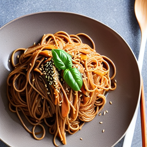 Soba with Spicy Sauce