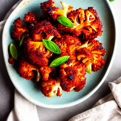 Gochujang Glazed Cauliflower